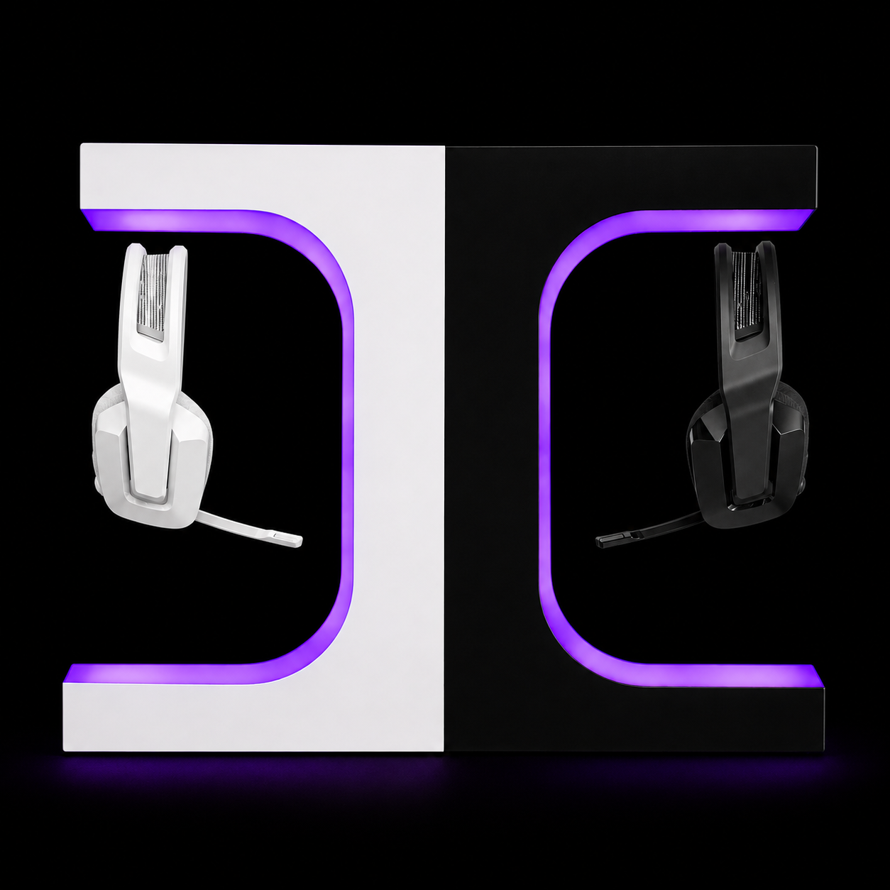 Floating Headset Stand – RGB Lighting