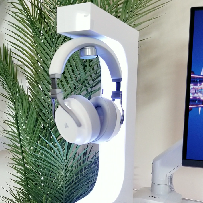 Floating Headset Stand – RGB Lighting – Levitate Labs