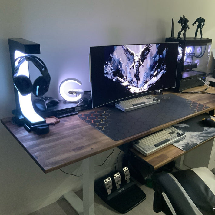 Floating Headset Stand – RGB Lighting – Levitate Labs